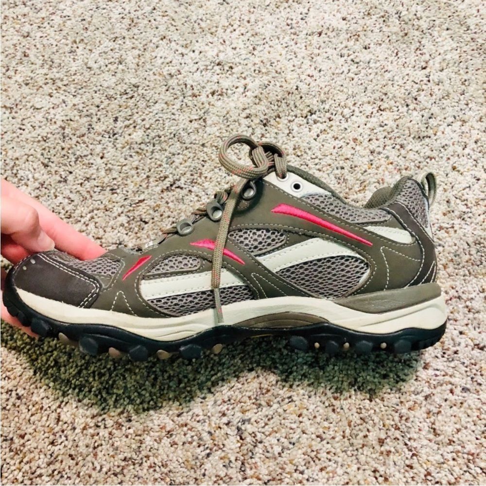 The North Face Olive and Pink Women's Trail Runner